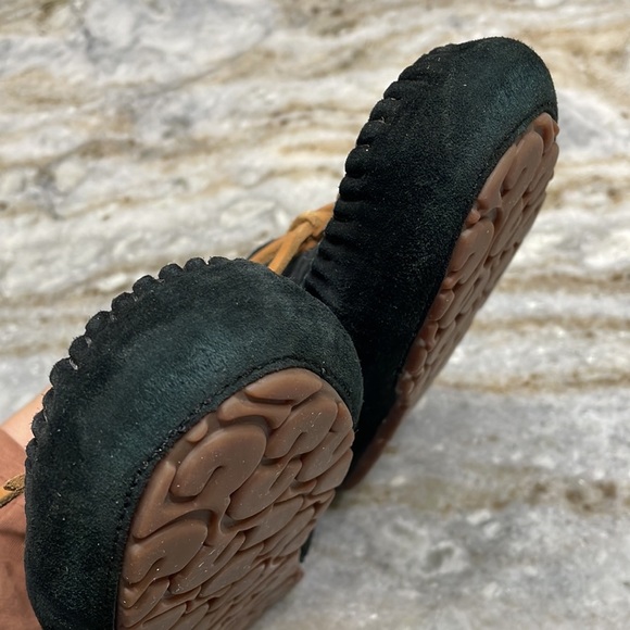 Ugg Dakota Black Suede Slippers Women’s size 6 - Picture 9 of 12